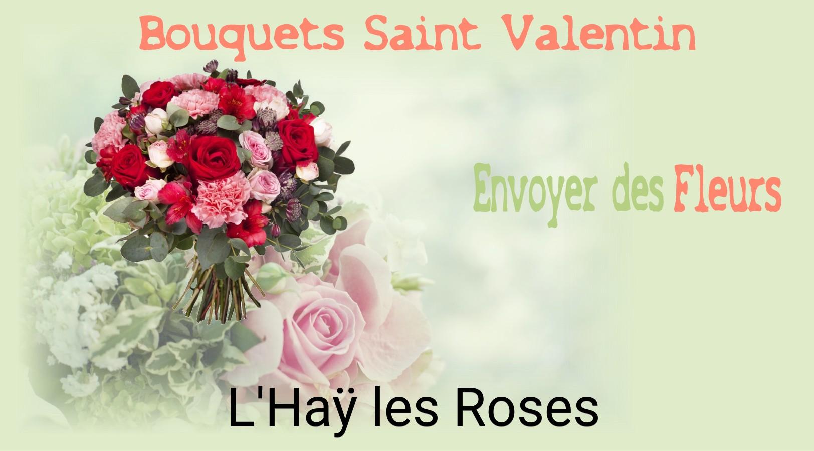 Roses de Saint-Valentin livrées à L'Haÿ-les-Roses